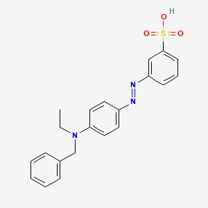 3-[(E)-{4-[Benzyl(ethyl)amino]phenyl}diazenyl]benzene-1-sulfonic acid