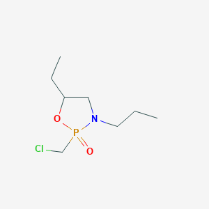 2-(Chloromethyl)-5-ethyl-3-propyl-1,3,2lambda~5~-oxazaphospholidin-2-one