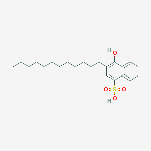 3-Dodecyl-4-hydroxynaphthalene-1-sulfonic acid