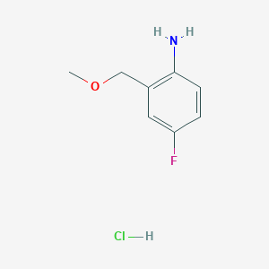 4-Fluoro-2-(methoxymethyl)aniline hydrochloride