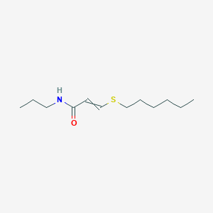 3-(Hexylsulfanyl)-N-propylprop-2-enamide