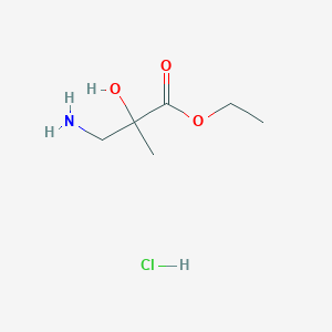 Ethyl 3-amino-2-hydroxy-2-methylpropanoate hydrochloride