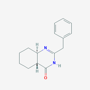 (4aR,8aR)-2-Benzyl-4a,5,6,7,8,8a-hexahydroquinazolin-4(3H)-one