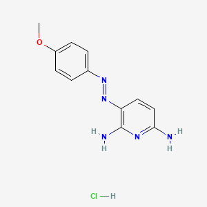 2,6-Pyridinediamine, 3-[(4-methoxyphenyl)azo]-, monohydrochloride