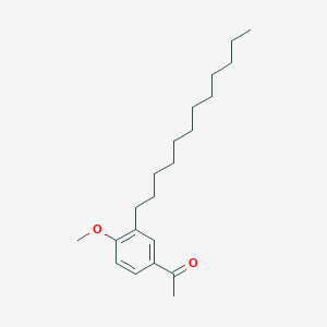 1-(3-Dodecyl-4-methoxyphenyl)ethan-1-one