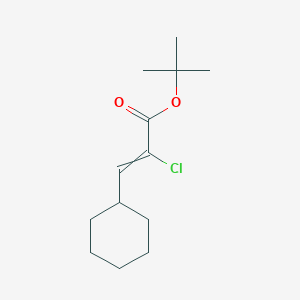 Tert-butyl 2-chloro-3-cyclohexylprop-2-enoate