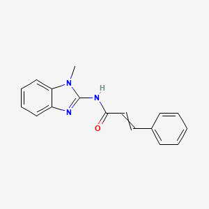 N-(1-Methyl-1H-benzimidazol-2-yl)-3-phenylprop-2-enamide