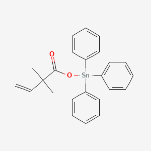 molecular formula C24H24O2Sn B14485260 [(2,2-Dimethylbut-3-enoyl)oxy](triphenyl)stannane CAS No. 66149-36-8