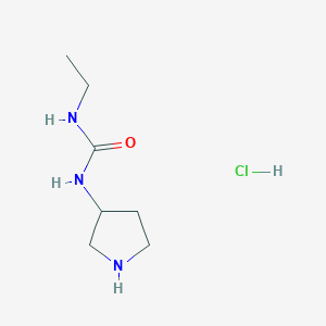 3-Ethyl-1-(pyrrolidin-3-yl)urea hydrochloride