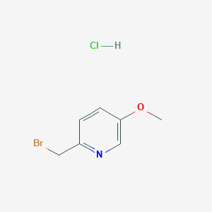 molecular formula C7H9BrClNO B1448530 2-(Bromomethyl)-5-methoxypyridine hydrochloride CAS No. 1803582-27-5