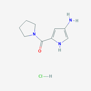 5-(pyrrolidine-1-carbonyl)-1H-pyrrol-3-amine hydrochloride