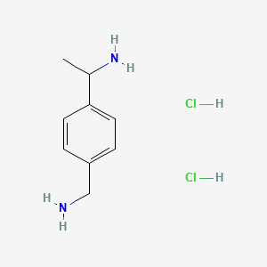 1-[4-(Aminomethyl)phenyl]ethan-1-amine dihydrochloride