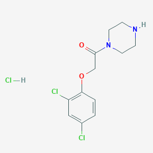 2-(2,4-Dichlorophenoxy)-1-(piperazin-1-yl)ethan-1-one hydrochloride