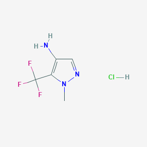1-methyl-5-(trifluoromethyl)-1H-pyrazol-4-amine hydrochloride