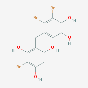 molecular formula C13H9Br3O5 B144856 Vidalol A CAS No. 137182-39-9