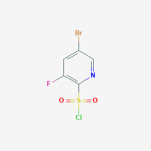 molecular formula C5H2BrClFNO2S B1448570 5-Bromo-3-fluoropyridine-2-sulfonyl chloride CAS No. 1261783-70-3