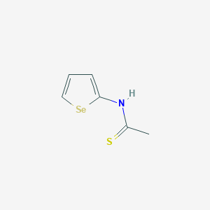 molecular formula C6H7NSSe B14485793 N-(Selenophen-2-yl)ethanethioamide CAS No. 65847-69-0