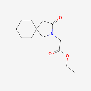 molecular formula C13H21NO3 B14485829 Ethyl (3-oxo-2-azaspiro[4.5]decan-2-yl)acetate CAS No. 63941-15-1