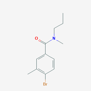 molecular formula C12H16BrNO B1448587 4-Bromo-N,3-dimethyl-N-propylbenzamide CAS No. 1775007-74-3