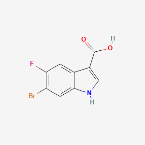 6-Bromo-5-fluoro-1H-indole-3-carboxylic acid