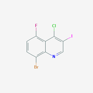 8-Bromo-4-chloro-5-fluoro-3-iodoquinoline