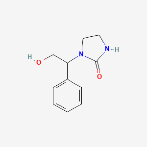 1-(2-Hydroxy-1-phenylethyl)imidazolidin-2-one