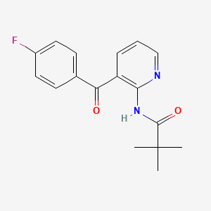 N-[3-(4-fluorobenzoyl)pyridin-2-yl]-2,2-dimethylpropanamide