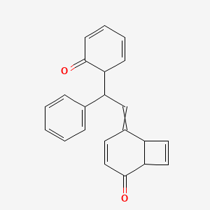 5-[2-(6-Oxocyclohexa-2,4-dien-1-yl)-2-phenylethylidene]bicyclo[4.2.0]octa-3,7-dien-2-one