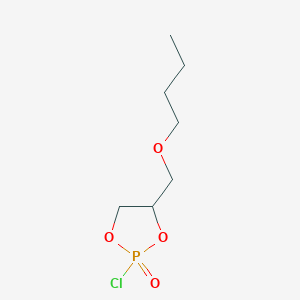 4-(Butoxymethyl)-2-chloro-1,3,2lambda~5~-dioxaphospholan-2-one