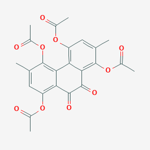 2,6-Dimethyl-9,10-dioxo-9,10-dihydrophenanthrene-1,4,5,8-tetrayl tetraacetate