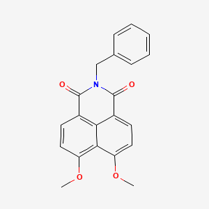 1H-Benz[de]isoquinoline-1,3(2H)-dione, 6,7-dimethoxy-2-(phenylmethyl)-