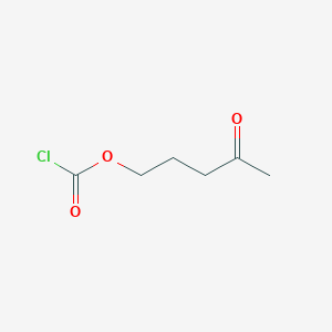 4-Oxopentyl carbonochloridate