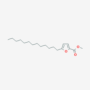 molecular formula C19H32O3 B14486064 Methyl 5-tridecylfuran-2-carboxylate CAS No. 64137-37-7