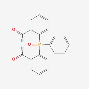 molecular formula C20H15O3P B14486070 2,2'-(Phenylphosphoryl)dibenzaldehyde CAS No. 65654-65-1