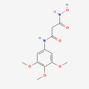 3,4,5-Trimethoxyphenyl-carbamoyl-acetohydroxamic acid