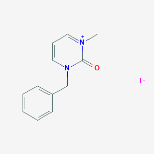 3-Benzyl-1-methyl-2-oxo-2,3-dihydropyrimidin-1-ium iodide