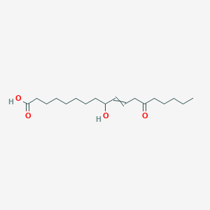 9-Hydroxy-13-oxooctadec-10-enoic acid