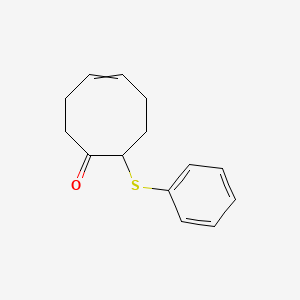 8-(Phenylsulfanyl)cyclooct-4-en-1-one