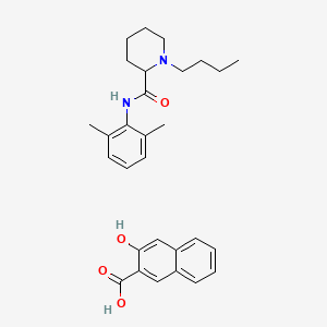 Bupivacaine 3-hydroxy-2-naphthoate