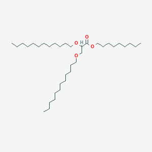 molecular formula C36H72O4 B14486127 Nonyl 2,3-bis(dodecyloxy)propanoate CAS No. 64713-49-1