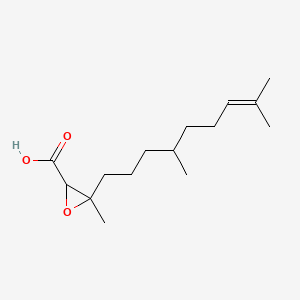 3-(4,8-Dimethylnon-7-enyl)-3-methyloxirane-2-carboxylic acid