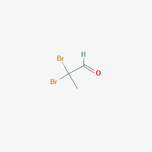 molecular formula C3H4Br2O B14486163 2,2-Dibromopropanal CAS No. 63999-74-6