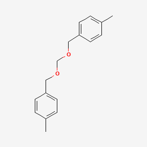 molecular formula C17H20O2 B14486183 1,1'-[Methylenebis(oxymethylene)]bis(4-methylbenzene) CAS No. 65201-78-7