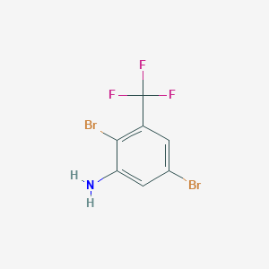 2,5-Dibromo-3-(trifluoromethyl)aniline