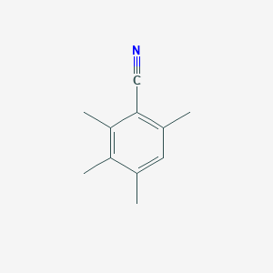 molecular formula C11H13N B14486190 2,3,4,6-Tetramethylbenzonitrile CAS No. 64648-35-7