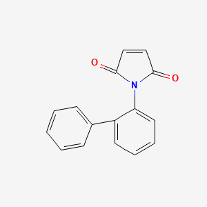 molecular formula C16H11NO2 B14486221 1-([1,1'-Biphenyl]-2-yl)-1H-pyrrole-2,5-dione CAS No. 65833-05-8