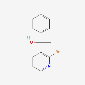 1-(2-Bromopyridin-3-yl)-1-phenylethan-1-ol