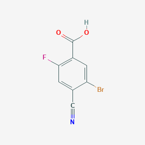 5-Bromo-4-cyano-2-fluorobenzoic acid