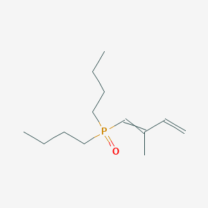 molecular formula C13H25OP B14486260 Dibutyl(2-methylbuta-1,3-dien-1-yl)oxo-lambda~5~-phosphane CAS No. 64423-17-2