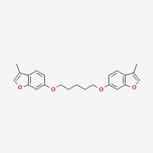 6,6'-[Pentane-1,5-diylbis(oxy)]bis(3-methyl-1-benzofuran)